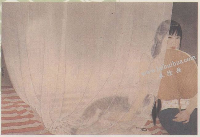 何家英【仕女】画作品
