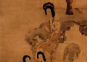 陈洪绶《调梅图》欣赏