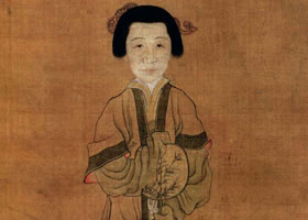 陈洪绶《楼月德像》欣赏