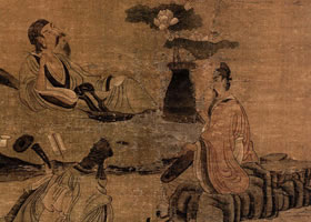 陈洪绶《爱莲图》欣赏