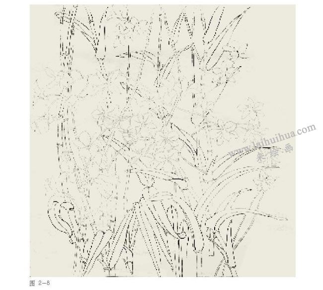 工笔画提染