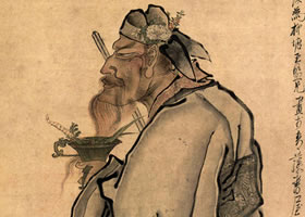 陈洪绶《钟馗像》欣赏