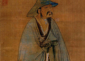 陈洪绶《提篮老人图》欣赏