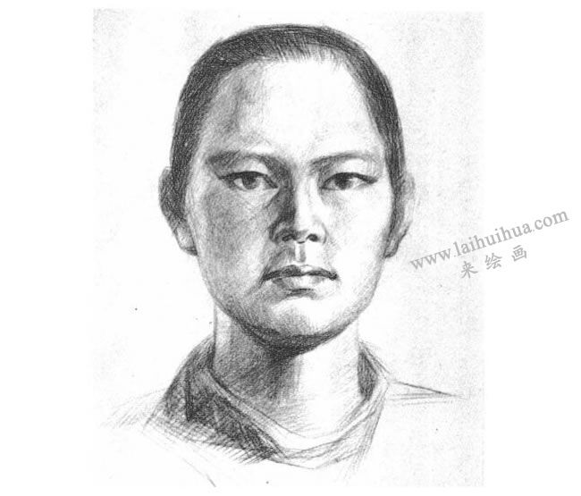 人物头像素描写生技法步骤04
