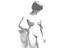 人体素描写生技法步骤
