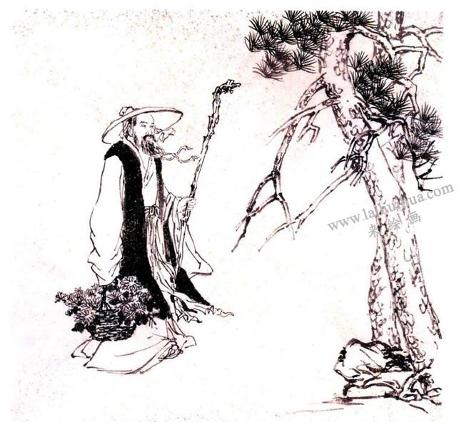 《采菊图》步骤图06