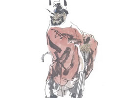 国画钟馗全身七步骤