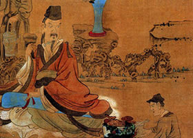 陈洪绶《炼芝图》欣赏
