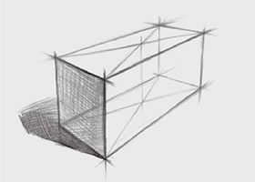 长方体素描画法