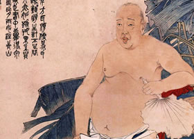 任伯年《蕉阴纳凉图》
