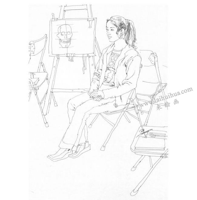 速写作品