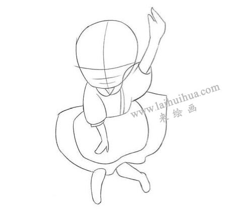 可爱花仙子Q版美少女绘制流程步骤01