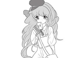美丽兔女孩Q版美少女绘制步骤