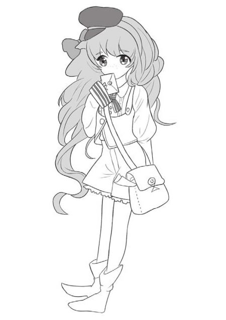 美丽兔女孩Q版美少女绘制步骤