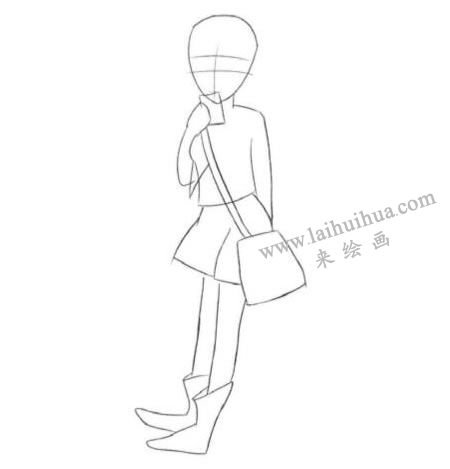 美丽兔女孩Q版美少女绘制步骤01