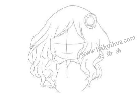乖巧可爱的小宝贝Q版美少女头部绘制步骤01