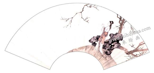 扇画步骤图02