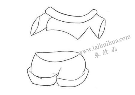 Q版女孩时尚元素的绘制步骤01