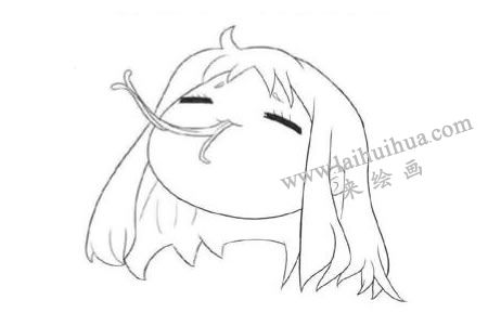 Q版女孩可爱元素的绘制步骤02
