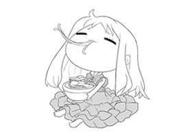 Q版女孩可爱元素的绘制步骤