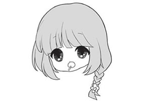 Q版女孩阳光元素的绘制步骤