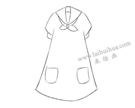 帅气的海军服Q版绘制步骤01