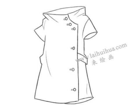 护士服Q版绘制步骤02