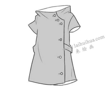 护士服Q版绘制步骤03