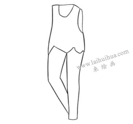街头美少女潮服饰Q版绘制步骤01