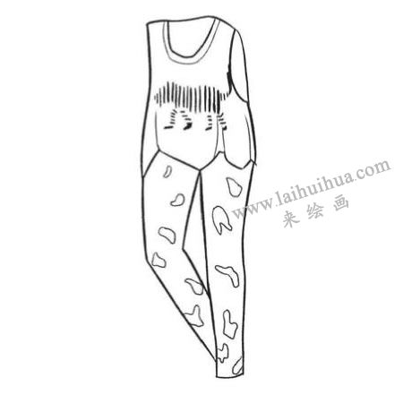 街头美少女潮服饰Q版绘制步骤02
