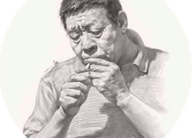 素描的透视