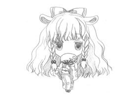 古装型Q版美少女漫画