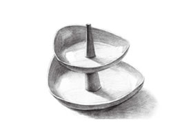 果盘素描画法