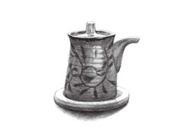调味瓶素描画法（二）