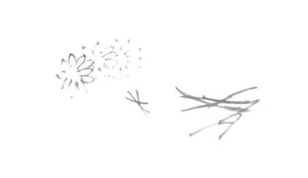 红金鱼国画画法步骤02