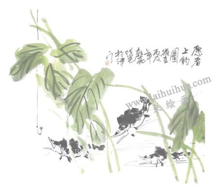 鳜鱼国画画法步骤05