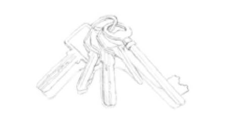 秘密的钥匙素描画法步骤02