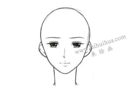 人物鹅脸蛋卡通绘制步骤03