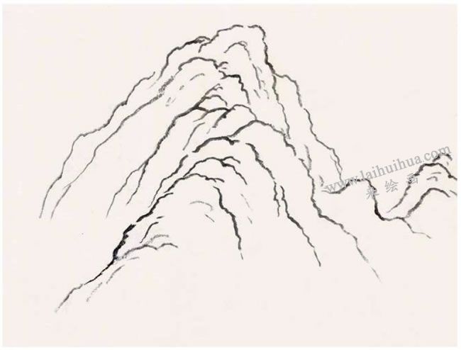 画山起手法创作步骤