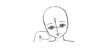 狐妖卡通漫画素描创作步骤02
