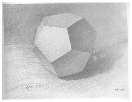 多面体素描写生步骤04