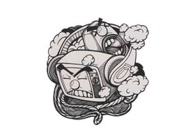 创意速写的绘画步骤范例（二）