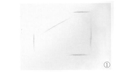六棱柱体与斜切面圆柱体组合素描画法步骤01