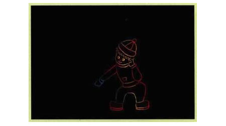 刮画的步骤01