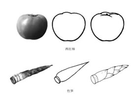 瓜果蔬菜简笔画