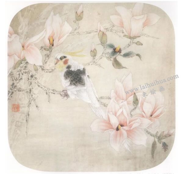 郑雅国工笔画《幽香图》画法步骤图示04