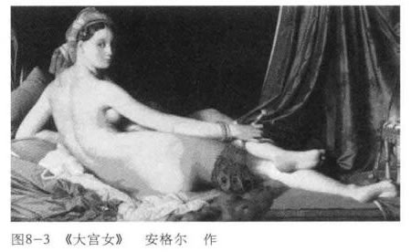 安格尔的作品《大宫女》