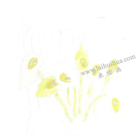 油画棒色块平涂法画法步骤02