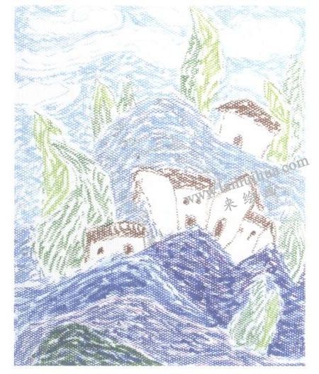 油画棒点彩法画法步骤03