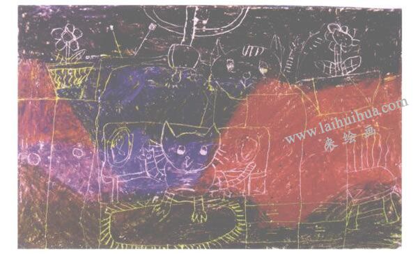 油画棒刮法画法步骤03